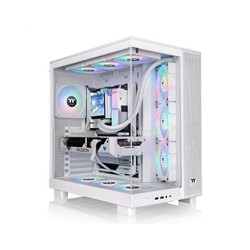 THERMALTAKE Case View 380 XL TG ARGB, ATX, Průhledná bočnice, 4x 120mm ARGB Fan, bílá