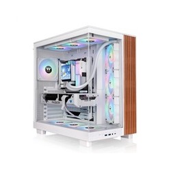 THERMALTAKE Case View 380 XL WS ARGB, Průhledná bočnice, bílá