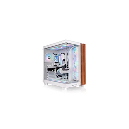 THERMALTAKE Case View 380 XL WS ARGB, Průhledná bočnice, bílá