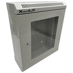 XtendLan 19" nástěnný vertikální rozvaděč 9U 350x140
