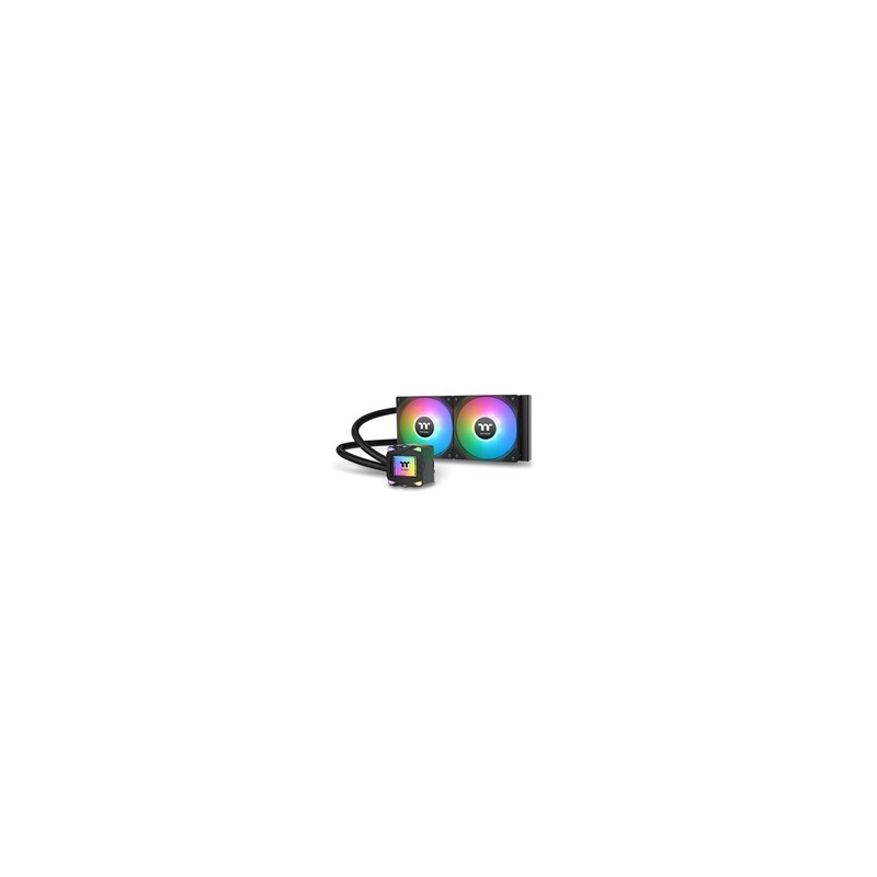 THERMALTAKE Vodní chladič LA240 ARGB, 2x120mm ARGB, LGA1851, AM5, černá