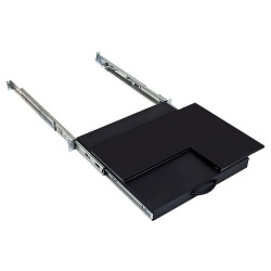 19“ polička výsuvná/otočná pro klávesnici a myš, výška 60 mm
