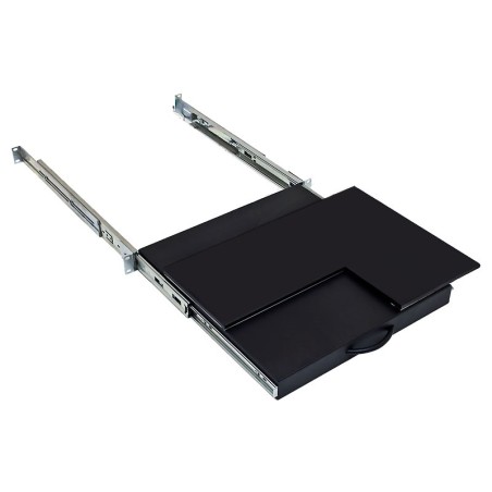 19“ polička výsuvná/otočná pro klávesnici a myš, výška 60 mm