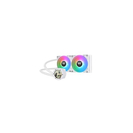 THERMALTAKE Vodní chladič TH240 V2 Ultra ARGB, 2x120mm ARGB, LGA1851, AM5, bílá