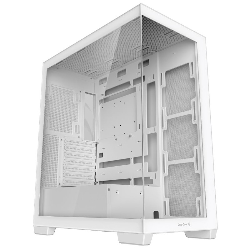 DEEPCOOL Case CG580 WH, ATX, Průhledná bočnice, bílá