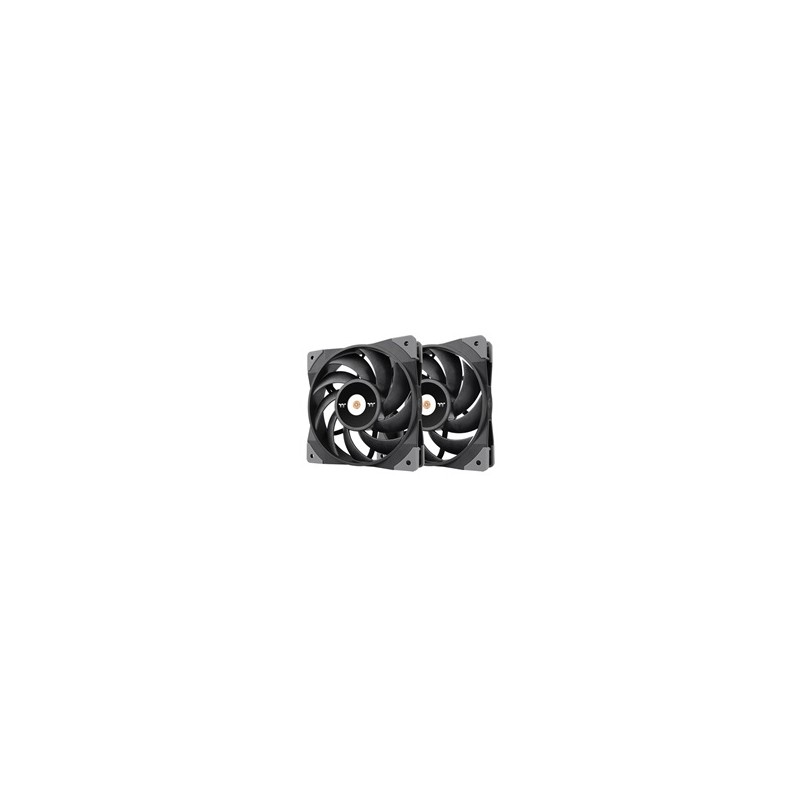THERMALTAKE Ventilátor Toughfan 12 2-Pack, 2x120mm, černá