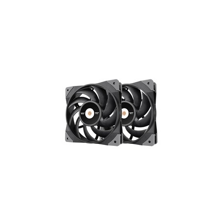 THERMALTAKE Ventilátor Toughfan 12 2-Pack, 2x120mm, černá
