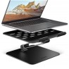 AXAGON STND-LQB hliníkový HQ stojan na notebook 10"-17.3" nastavitelná výška a úhel, černý