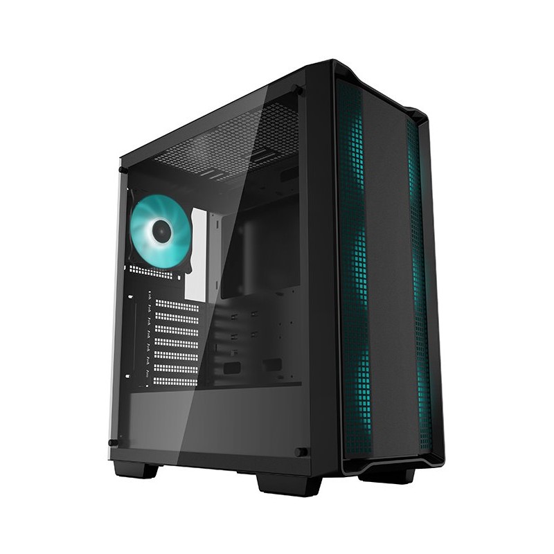 DEEPCOOL Case CC560 V2, ATX, Průhledná bočnice, 4x120mm Fan, černá
