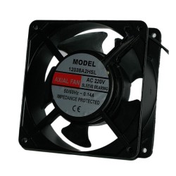 19" ventilace pro nástěnné rozvaděče XtendLan, ventilátor 120mm