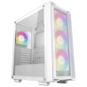 DEEPCOOL Case CC560 MESH V2 WH, ATX, ARGB, Průhledná bočnice, 4x120mm Fan, bílá