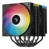 DEEPCOOL CPU Chladič AG620 BK ARGB V2, 2x120mm, LGA1851, AM5, černá