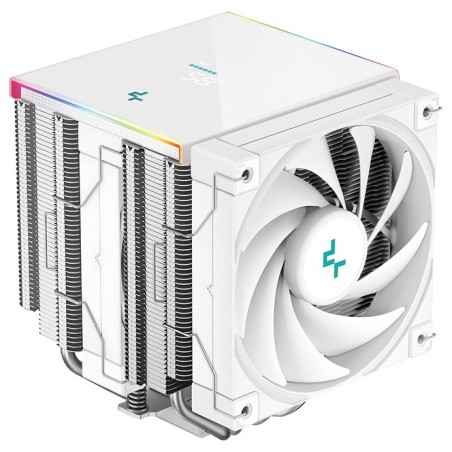 DEEPCOOL CPU Chladič AK620 DIGITAL SE WH, ARGB, 2x120mm, LGA1851, AM5, bílá
