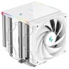 DEEPCOOL CPU Chladič AK620 DIGITAL SE WH, ARGB, 2x120mm, LGA1851, AM5, bílá