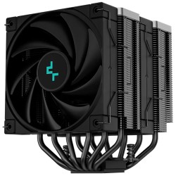 DEEPCOOL CPU Chladič AK620 ZERO DARK, 2x120mm, LGA1851, AM5, černá