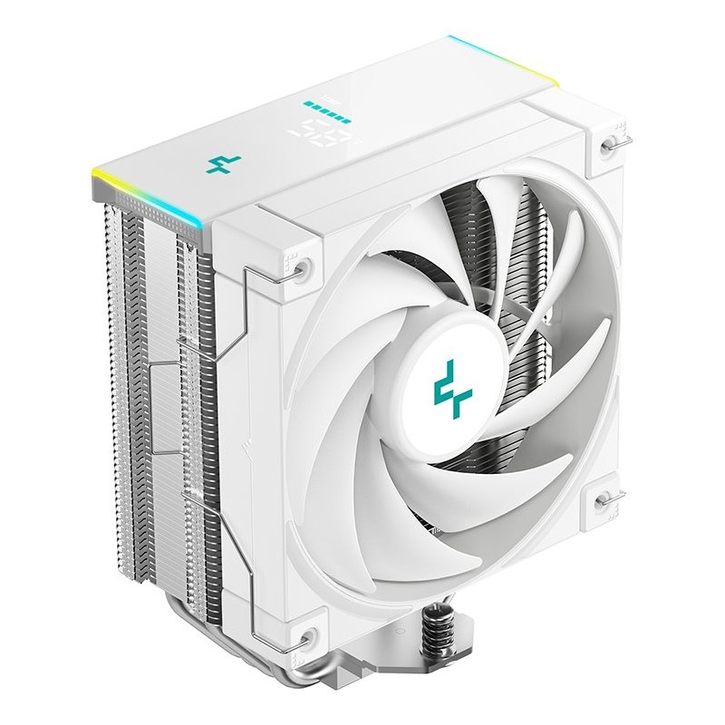 DEEPCOOL CPU Chladič AK400 DIGITAL SE WH, 1x120mm, LGA1851, AM5, bílá