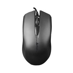 A4tech OP-760 Black, myš, 1 kolečko, 3 tlačítka, USB, černá