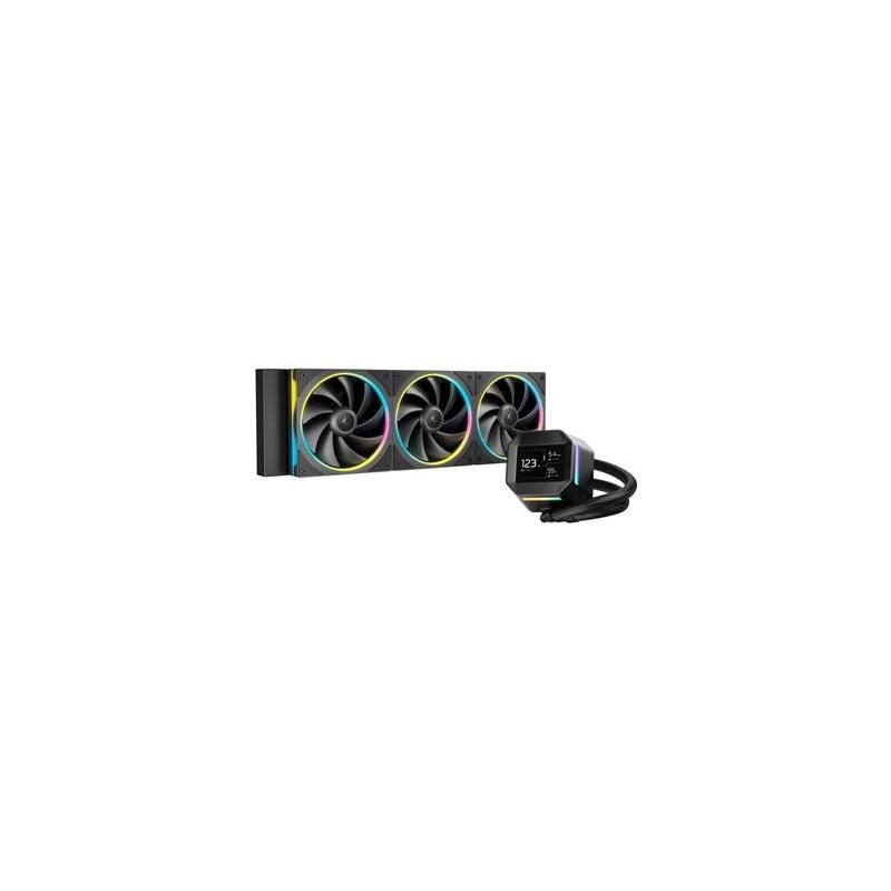 DEEPCOOL Vodní chladič LM360, ARGB, 3x 120mm, AM5, LGA1851, černá