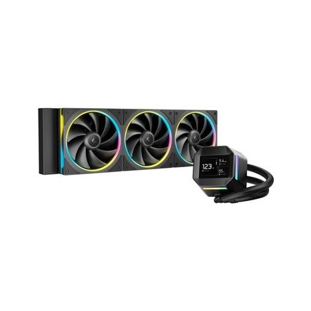 DEEPCOOL Vodní chladič LM360, ARGB, 3x 120mm, AM5, LGA1851, černá