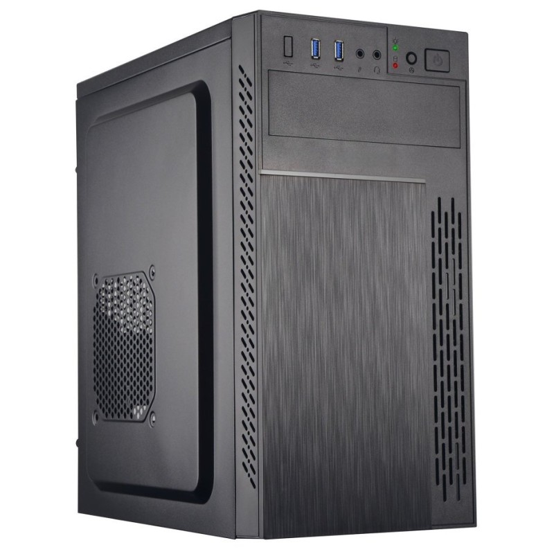 EUROCASE skříň ML M6-505B, Midi Tower, 2x USB 3.0, 2x audio, bez zdroje