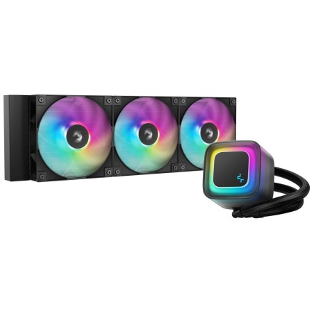 DEEPCOOL Vodní chladič LE360 V2, ARGB, 3x 120mm, AM5, LGA1851, černá