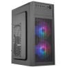 EUROCASE skříň ML N6-530B, ATX, 2x USB-A, 1x USB-C, 2x 120mm ARGB Fan, černá