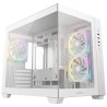 DEEPCOOL Case CG330 3F, mATX, Průhledná bočnice, 3x120mm ARGB Fan, bílá