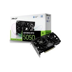 PNY VGA Nvidia GeForce RTX 5050 8GB Dual Fan, RTX 5050, 8GB GDDR6, 3xDP, 1xHDMI