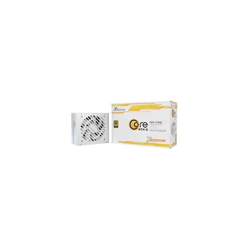 SEASONIC zdroj Core GX 750W White, 120mm, Plně modulární, 80+ Gold, ATX 3.1
