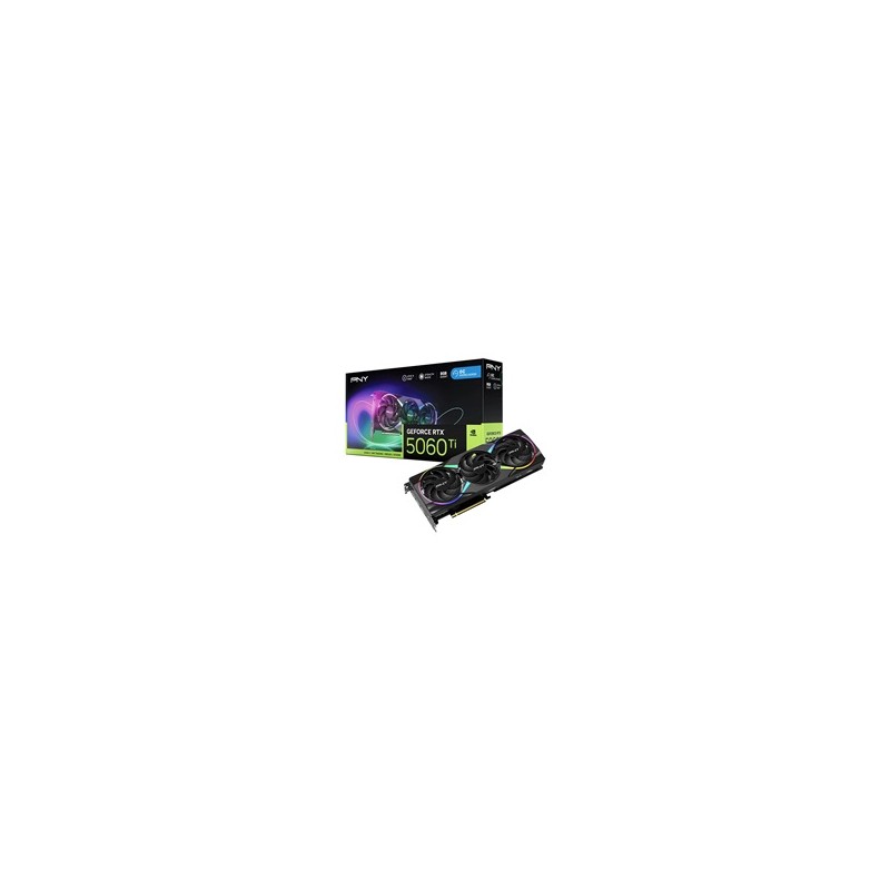 PNY VGA NvidiaGeForce RTX 5060 Ti 8GB ARGB Triple Fan OC, RTX 5060 Ti OC, 8GB GDDR7, 3xDP, 1xHDMI