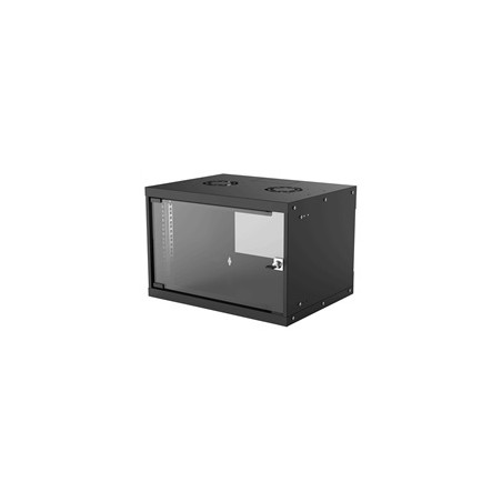 Intellinet 19" BASIC rozvaděč 6U/400mm, černý, rozložený flatpack