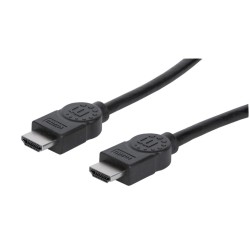 MANHATTAN kabel HDMI s Ethernetem, HEC, ARC, 3D, 4K, stíněný, 3m, Black