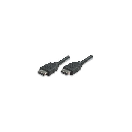 MANHATTAN kabel HDMI s Ethernetem, stíněný, 1m, Black