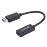 MANHATTAN Adaptér, DisplayPort, DP-Male/HDMI-Female, černý