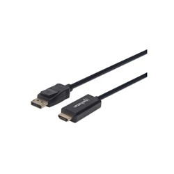 MANHATTAN Kabel DisplayPort na HDMI 1080p, 1.8m, černý