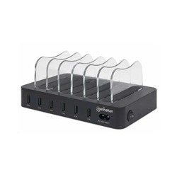 MANHATTAN USB nabíjecí stanice, 6-Port USB Charging Station, USB-A, černá