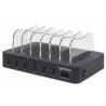 MANHATTAN USB nabíjecí stanice, 6-Port USB Charging Station, USB-A, černá