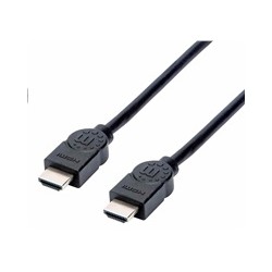 Manhattan HDMI kabel, ARC, 3D, 4K@30Hz, Shielded, 1.5m, černá