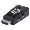Manhattan adaptér HDMI na VGA, Micro Converter, HDMI Male na VGA Female, audio, černá