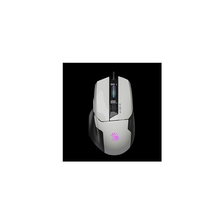 A4tech Bloody Myš W70 Max Activated, podsvícená herní myš, 12000 DPI, USB, Bílá