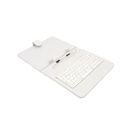 AIREN AiTab Leather Case 2 with USB Keyboard 8" WHITE (CZ/SK/DE/UK/US.. layout)