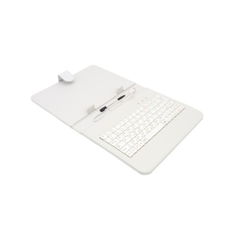 AIREN AiTab Leather Case 2 with USB Keyboard 8" WHITE (CZ/SK/DE/UK/US.. layout)