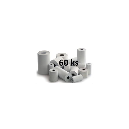Papírový kotouč papírová páska TERMO, 80/70/12 (62m) - 60ks