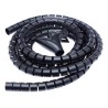CONNECT IT trubice pro vedení kabelů WINDER, 2,5m x 20mm, černá (organizér kabelů)
