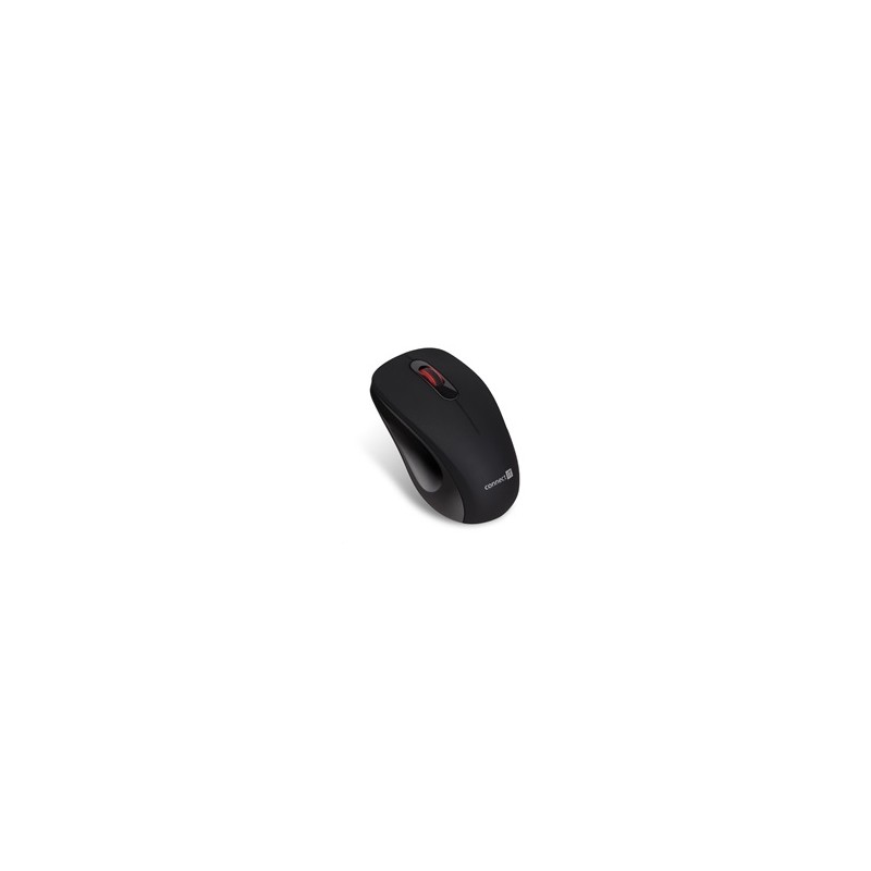 CONNECT IT "MUTE" bezdrátová optická tichá myš, USB, (+ 1x AA baterie zdarma), černá