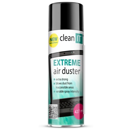 CLEAN IT Stlačený vzduch EXTREME 500g, NEHOŘLAVÝ