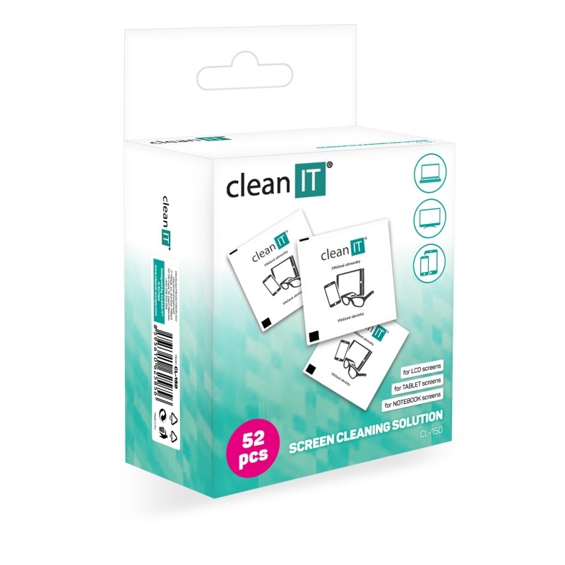 CLEAN IT Čistící ubrousky mokré kusové 52 ks