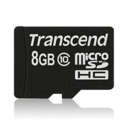 TRANSCEND MicroSDHC karta 8GB Class 10 8GB, bez adaptéru