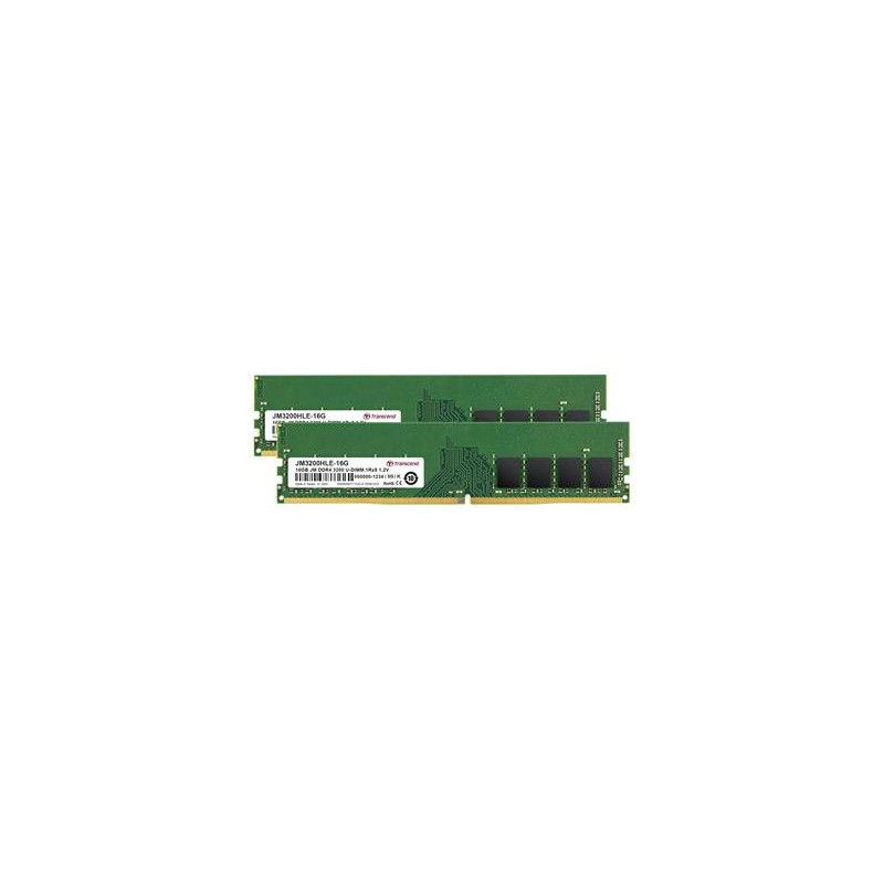 TRANSCEND DIMM DDR4 32GB (Kit of 2) 3200Mhz 1Rx8 2Gx8 CL22 1.2V