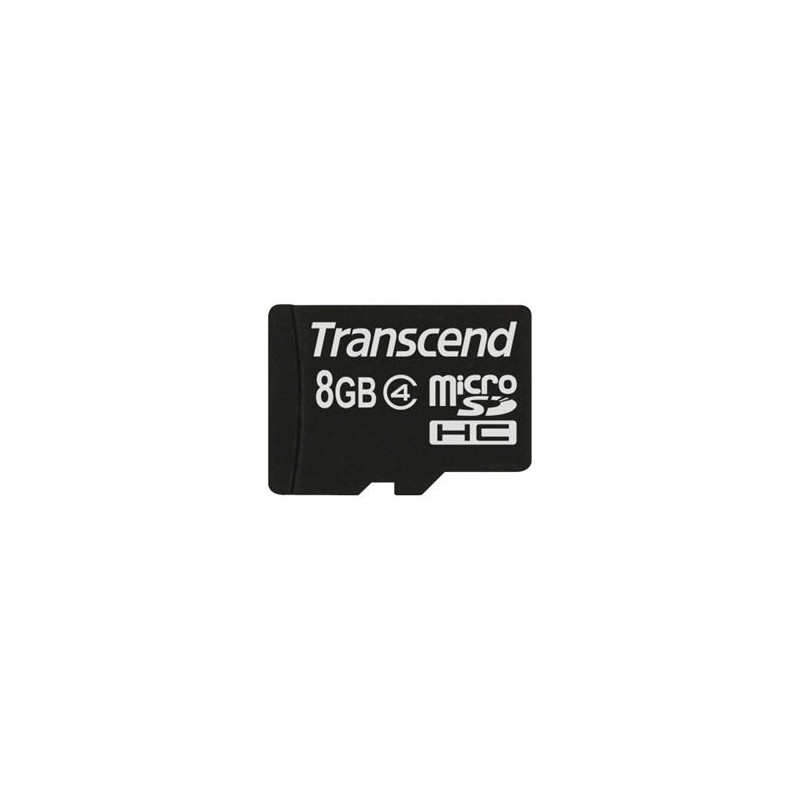 TRANSCEND MicroSDHC karta 8GB Class 4, bez adaptéru